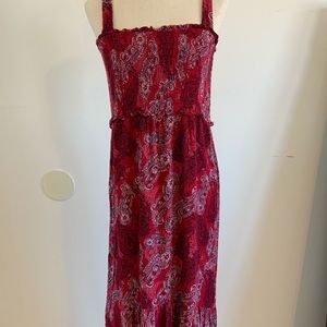 Knox Rose Red paisley maxi